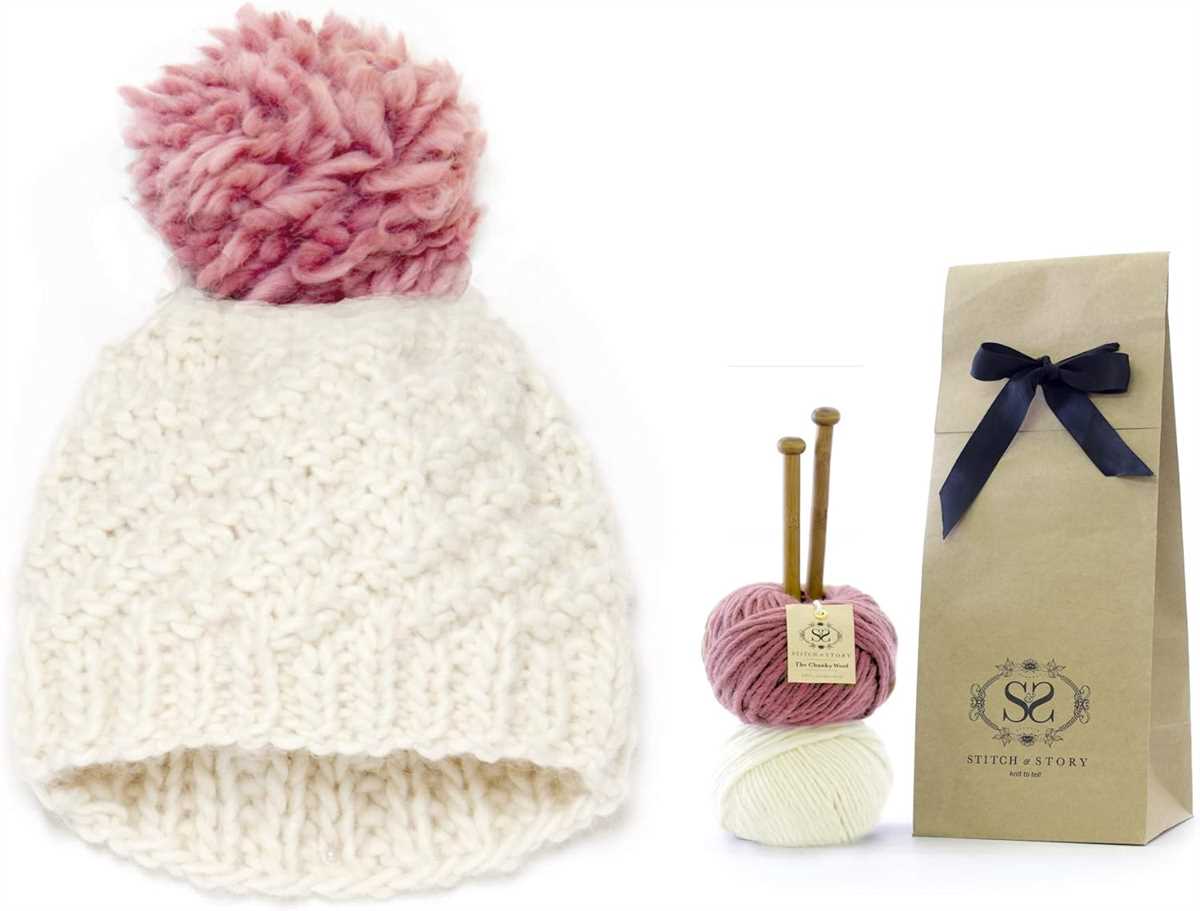 Easy pom pom hat knitting pattern
