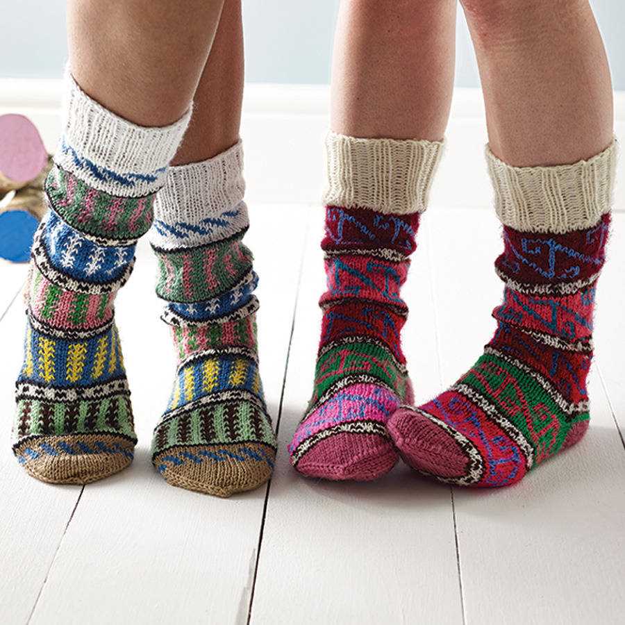 Chunky boot socks knitting pattern