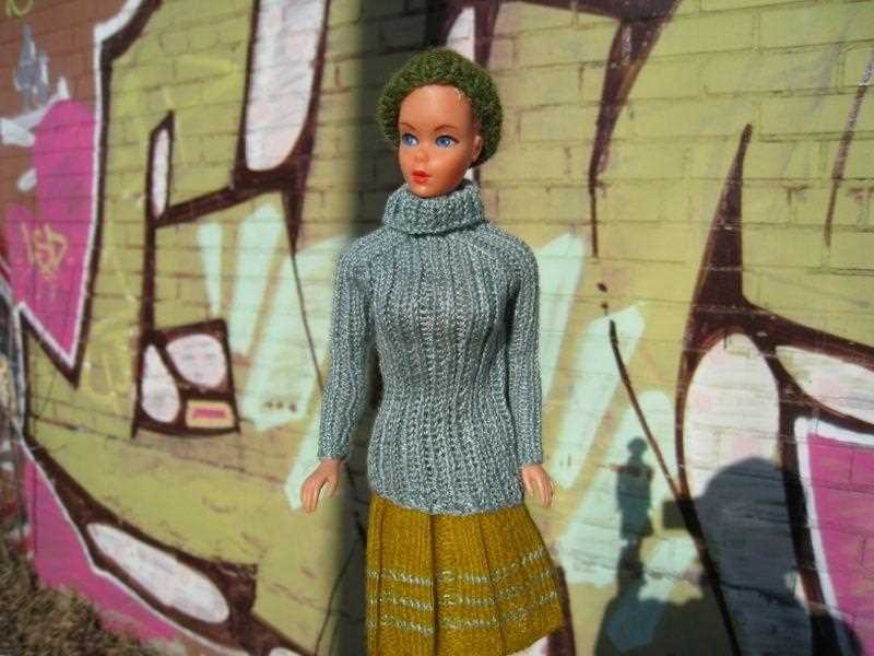 Creating Beautiful Knit Wardrobe for Your Barbie Doll Dk knit free barbie doll patterns