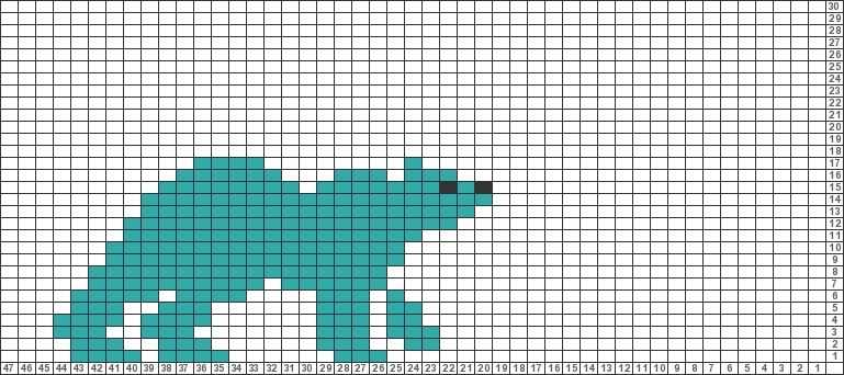 Polar bear knitting pattern