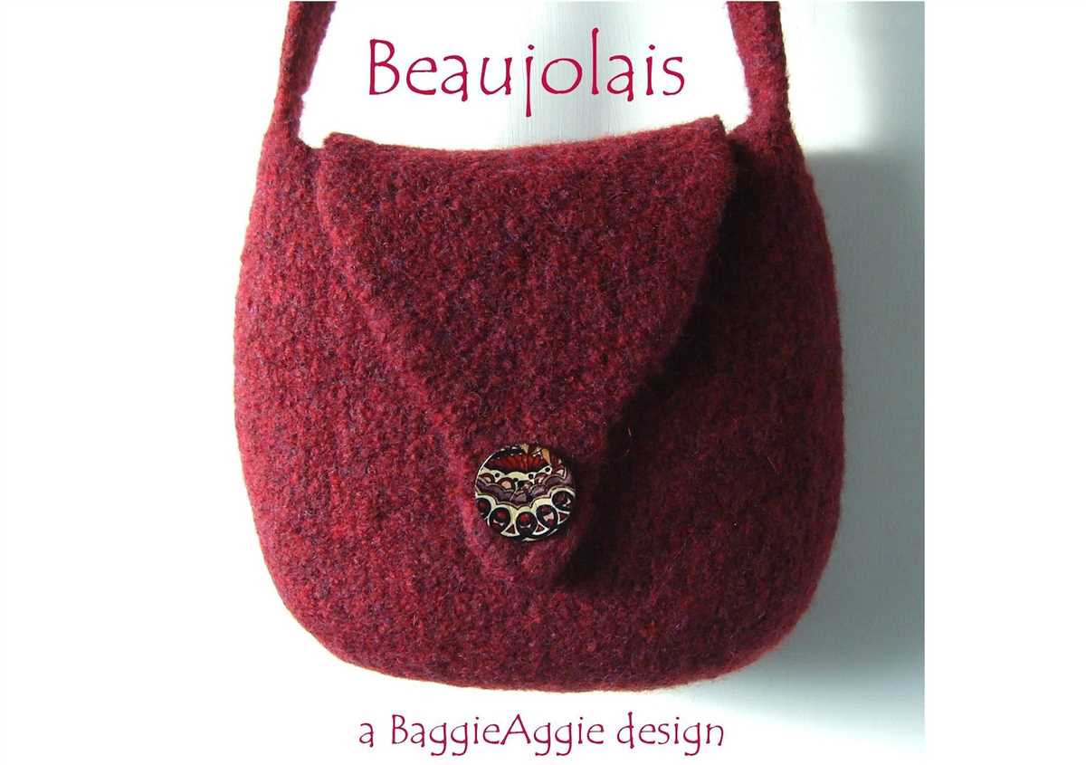 Knit felted bag pattern free
