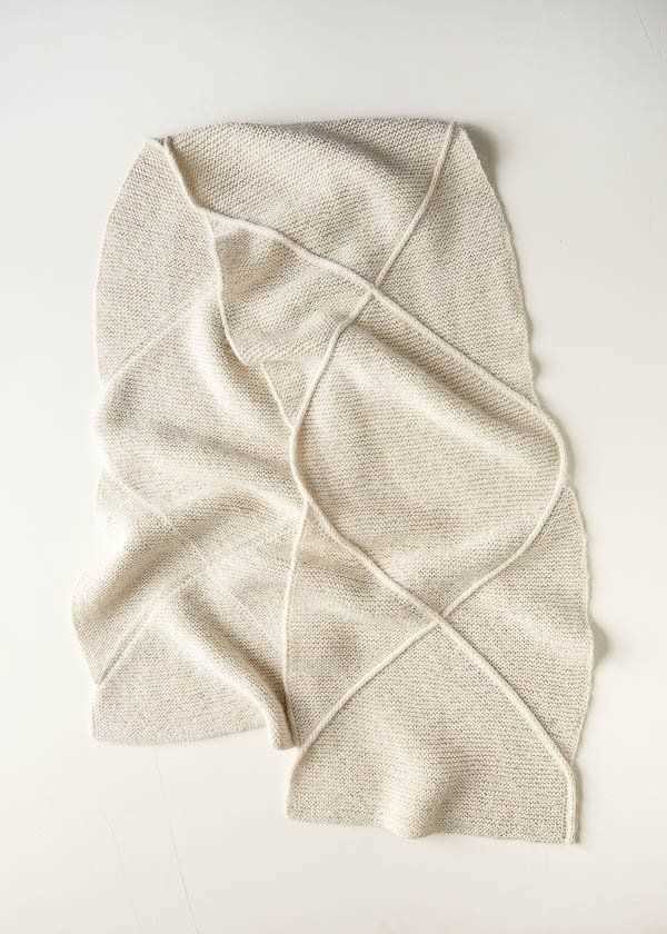 Knit 1 purl 1 scarf pattern