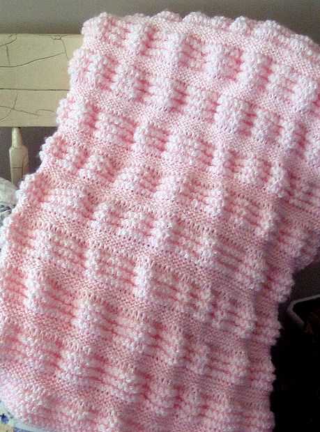 Easy free baby blanket knitting patterns