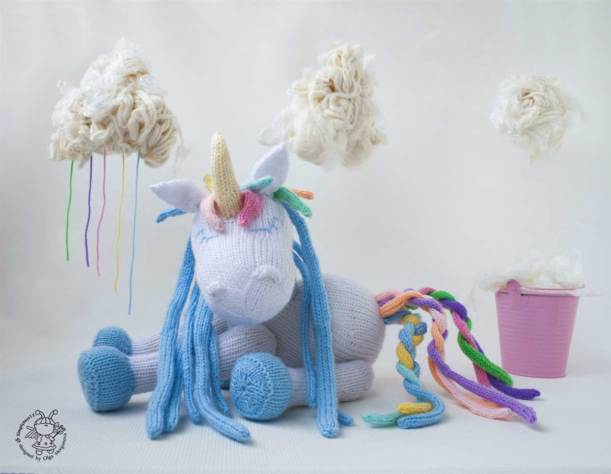 Unicorn knitting pattern pdf