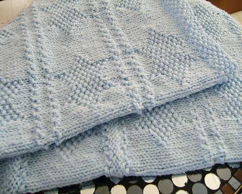 Knit purl patterns for blanket