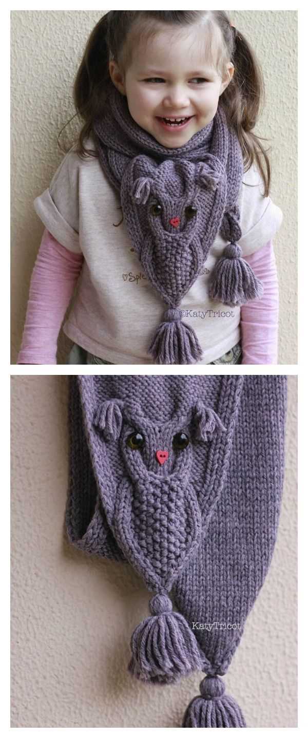 Easy and Fun Knitting Pattern for a Colorful Children's Scarf Knitting pattern for childrens scarf