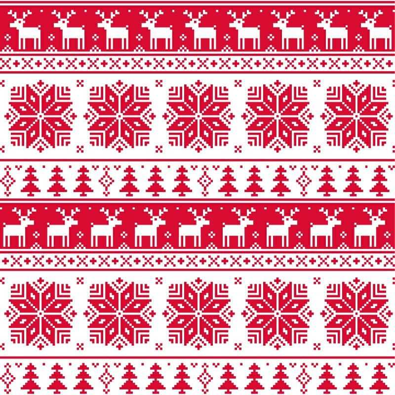 Knitted christmas ornament pattern