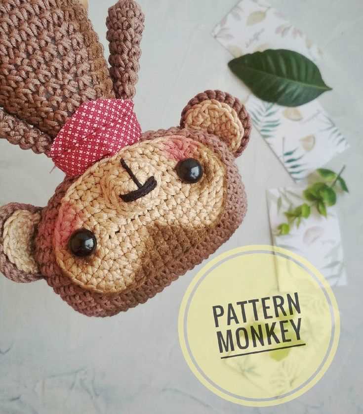 Knit monkey pattern