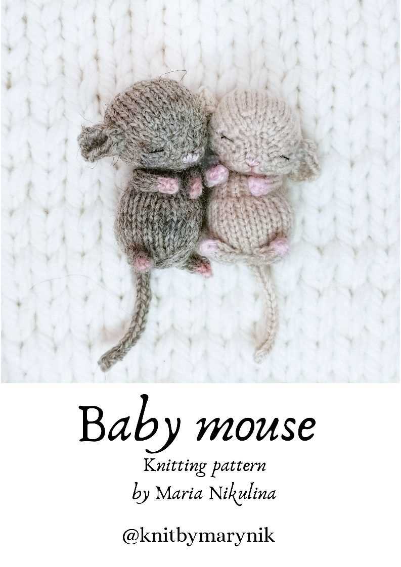 Knitting mouse pattern