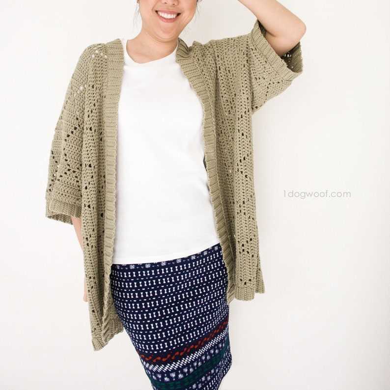 Knitted kimono pattern free