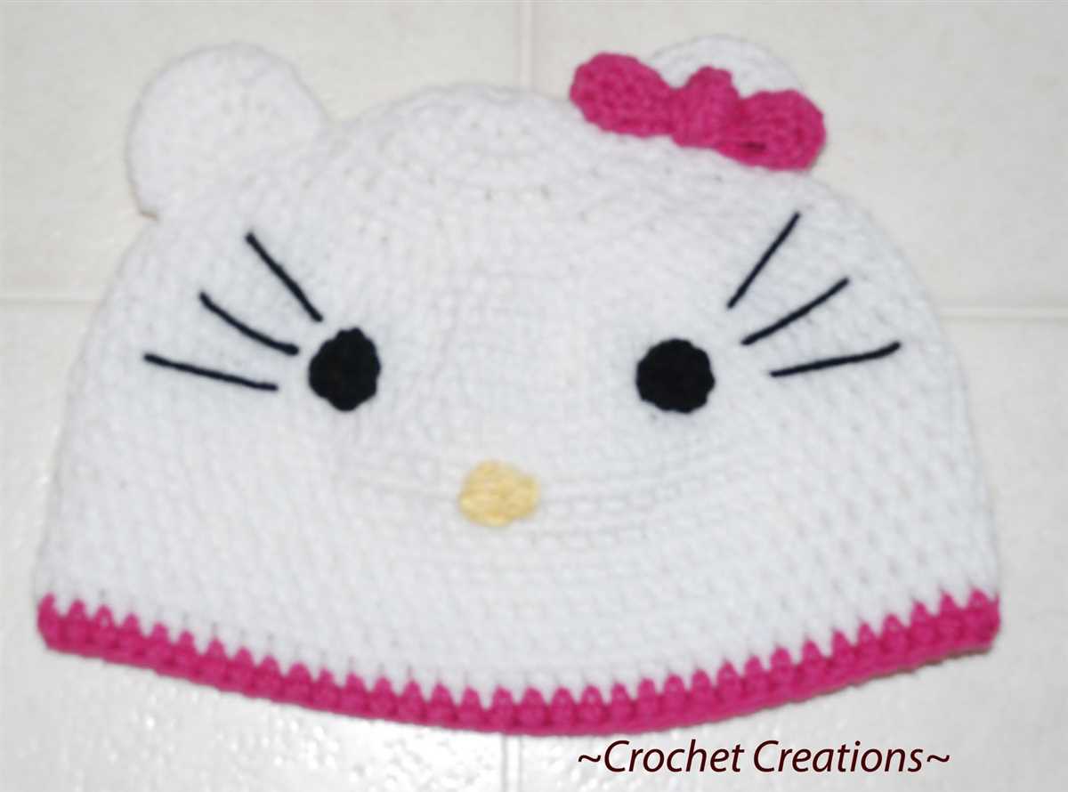 Knit a Cute and Cozy Hello Kitty Hat for Free!