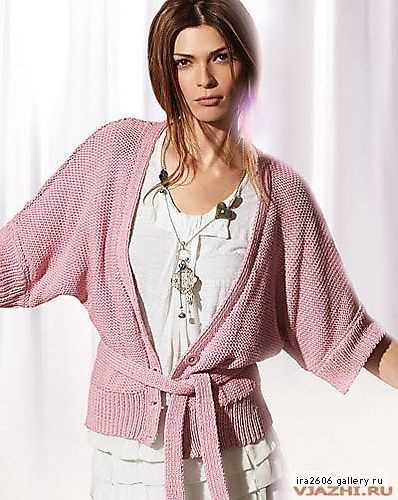 Kimono vest knitting pattern