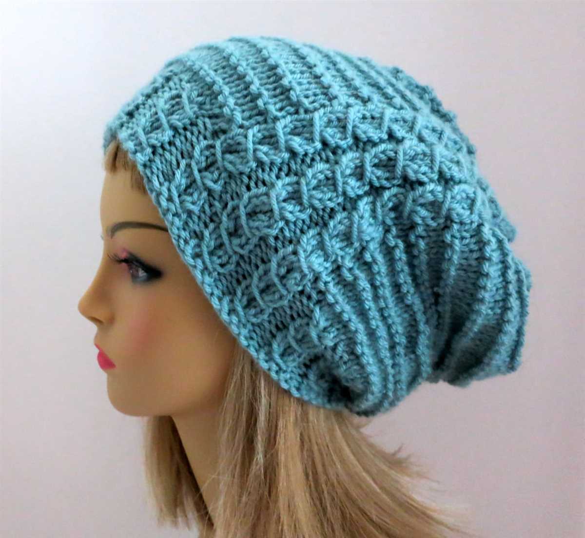 Beanie hat knitting patterns free