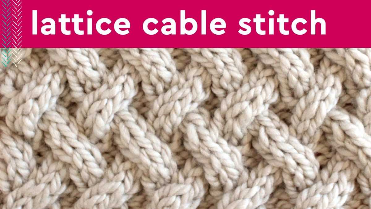 Knitting patterns basket weave stitch