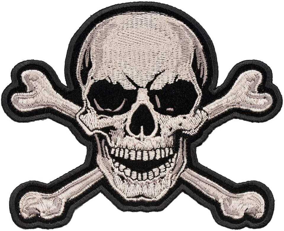 Skull and crossbones knitting pattern
