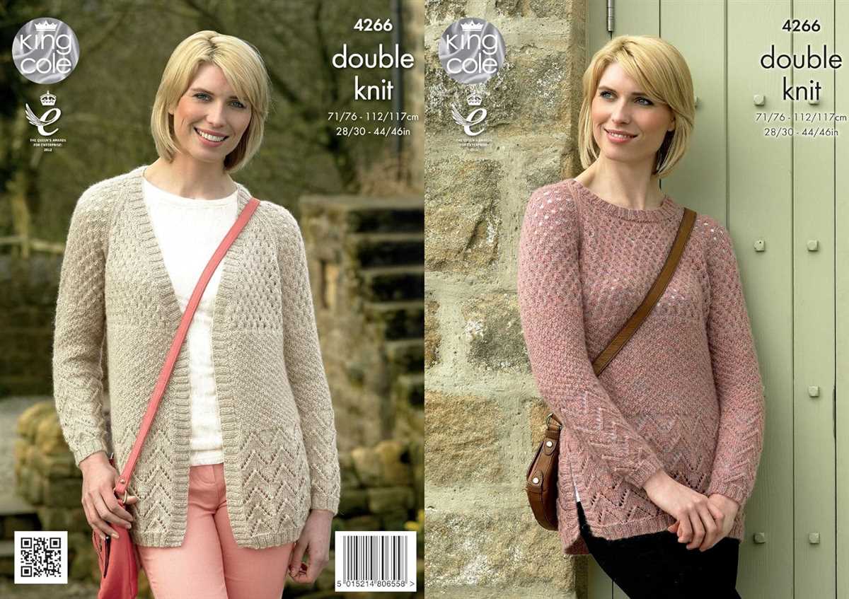 King cole knitting patterns ladies cardigans