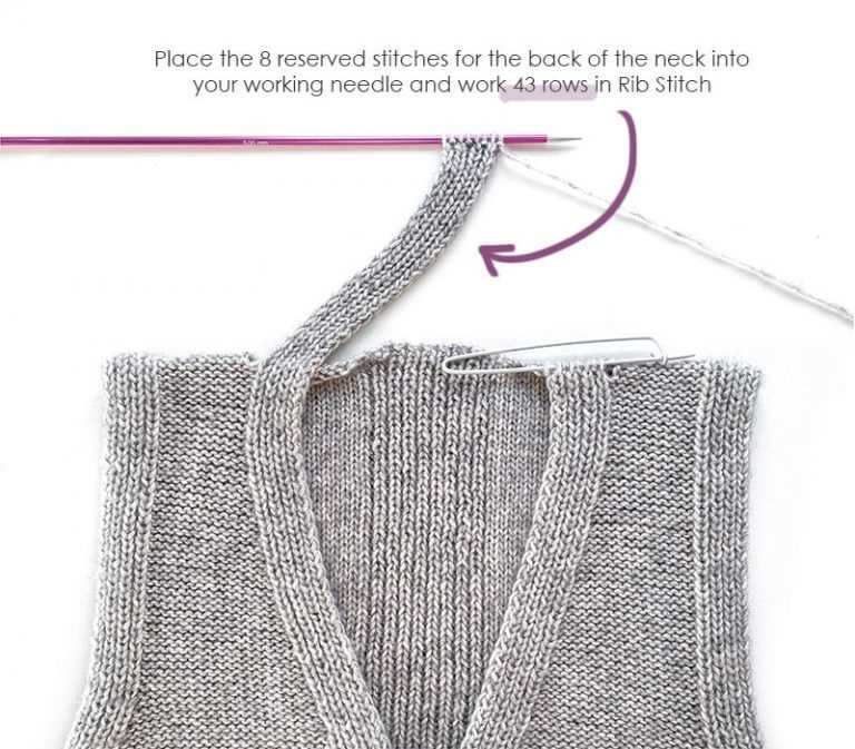 Easy knit vest free pattern