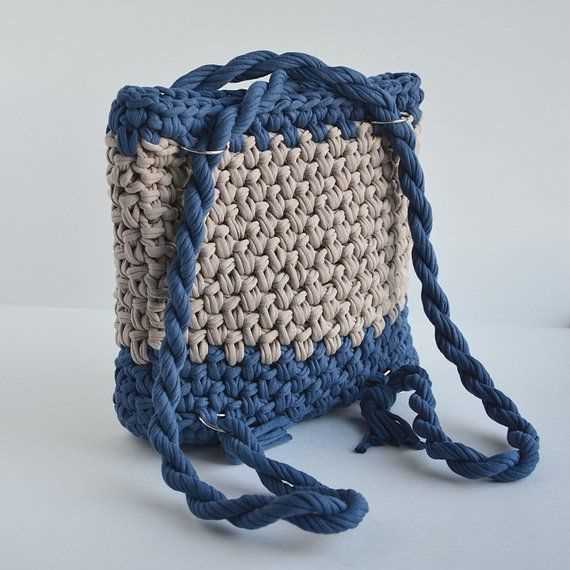 Knit bucket bag pattern