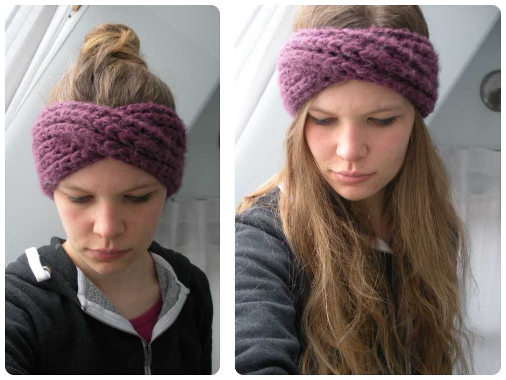 Knit turban headband pattern free