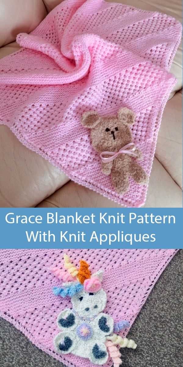 Knitted corner to corner blanket pattern