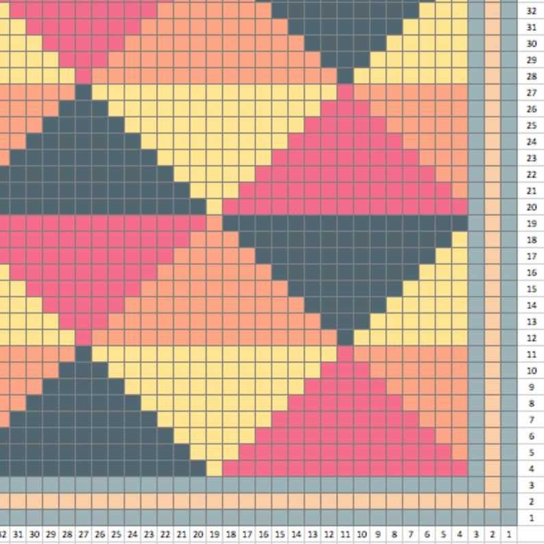 C2c knitted blanket pattern free