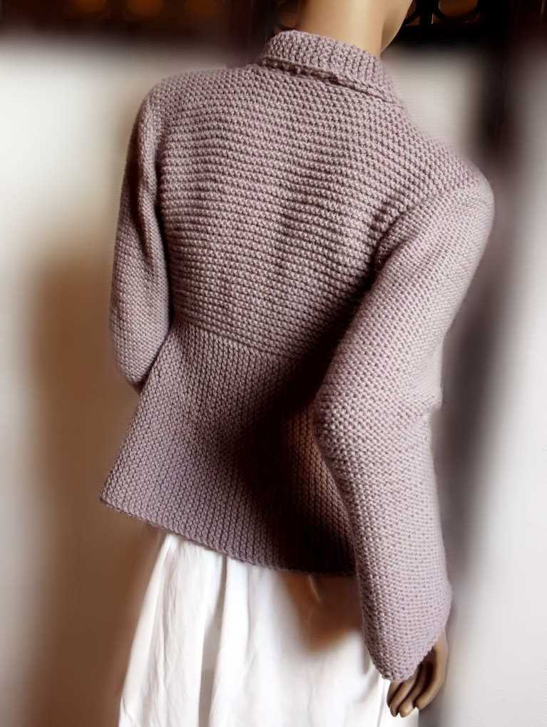 Knitted blazer pattern