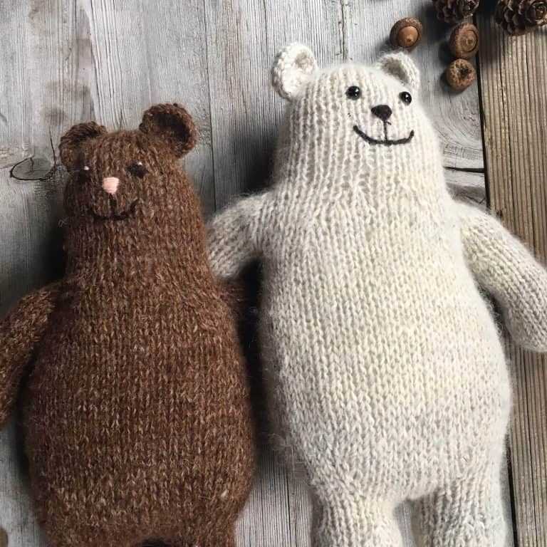 Free cuddly toy knitting patterns