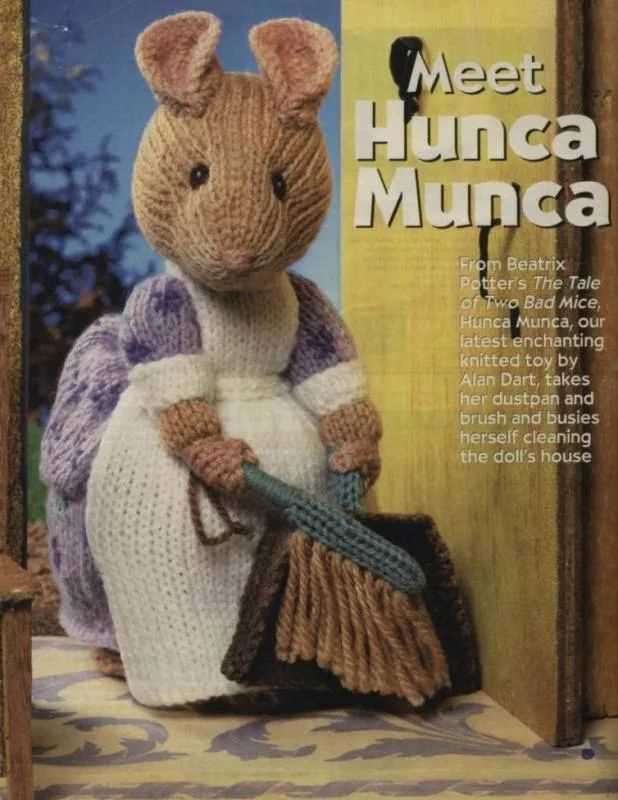 Simple knitted animal patterns