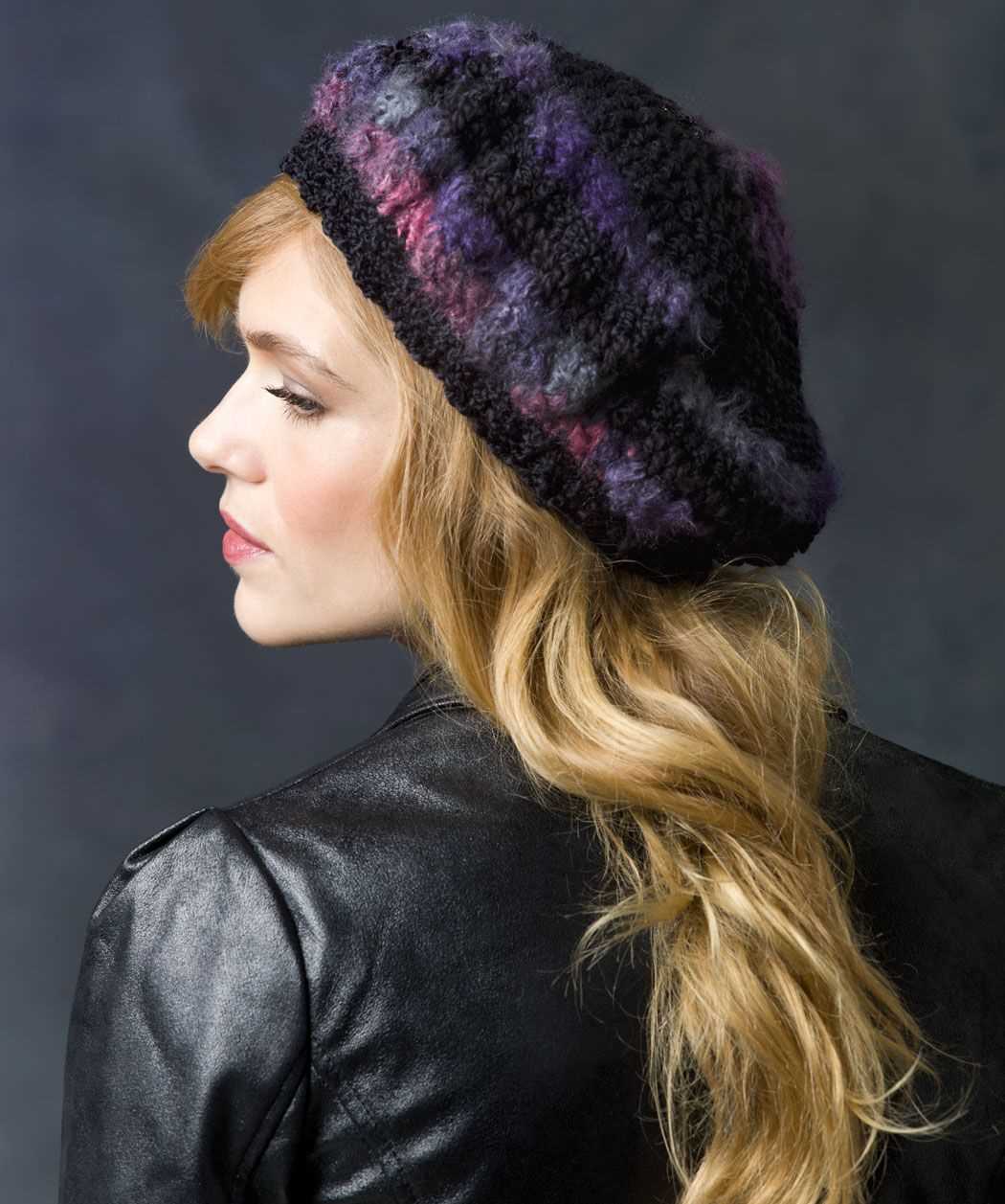 Slouchy beret knitting pattern free
