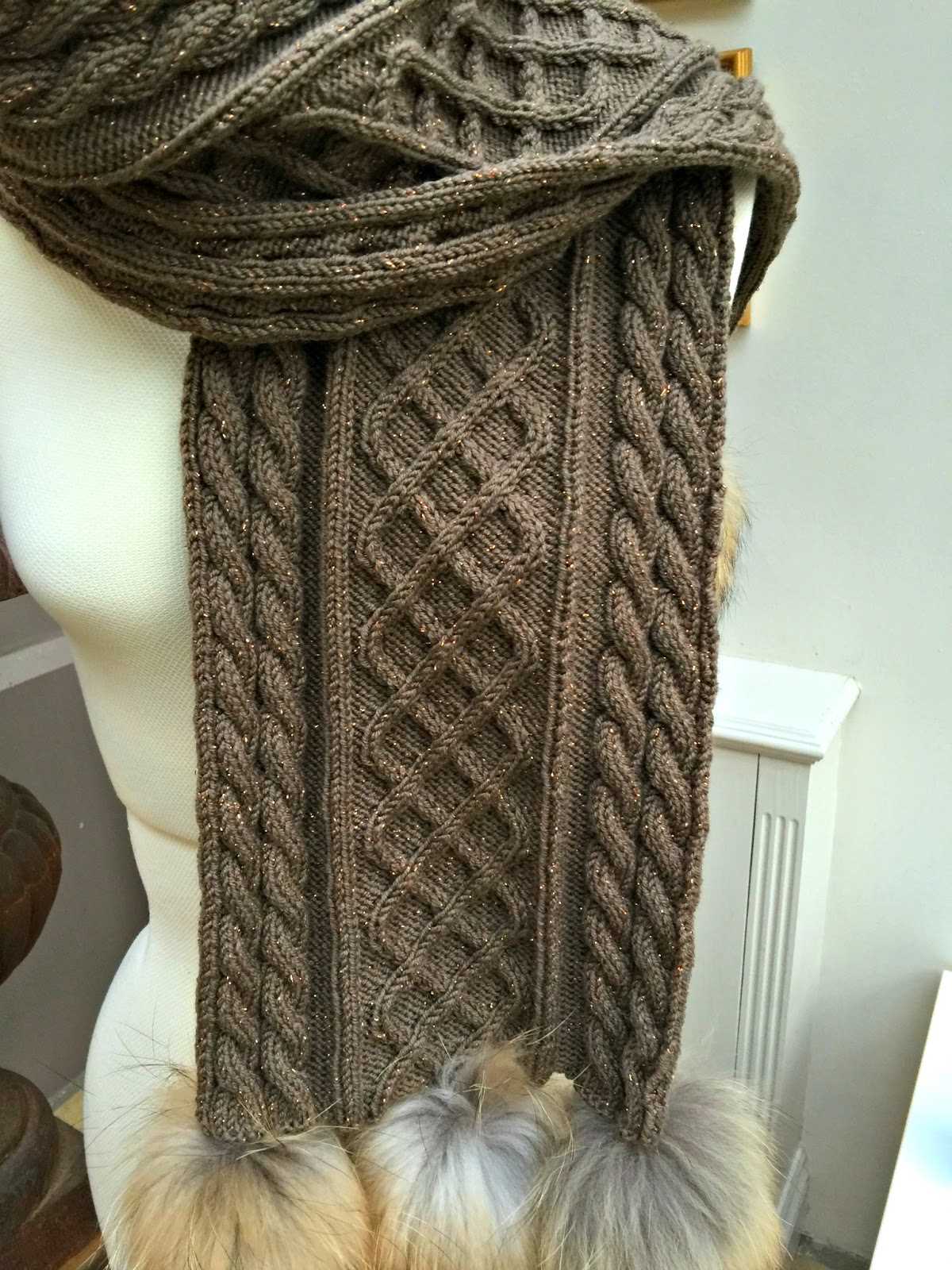 Aran scarf patterns for knitting