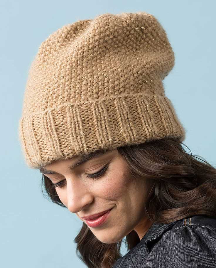 Free slouchy knit hat pattern