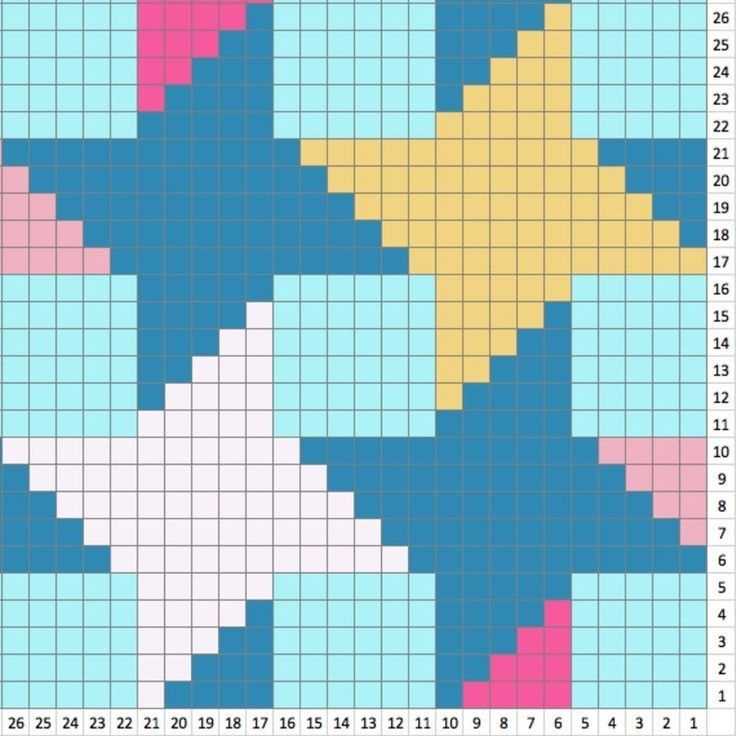C2c knitted blanket pattern