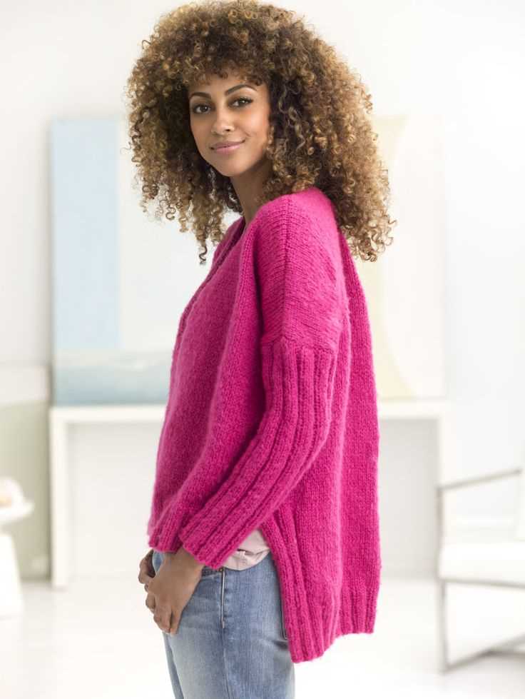 Lion brand knitting patterns for sweaters