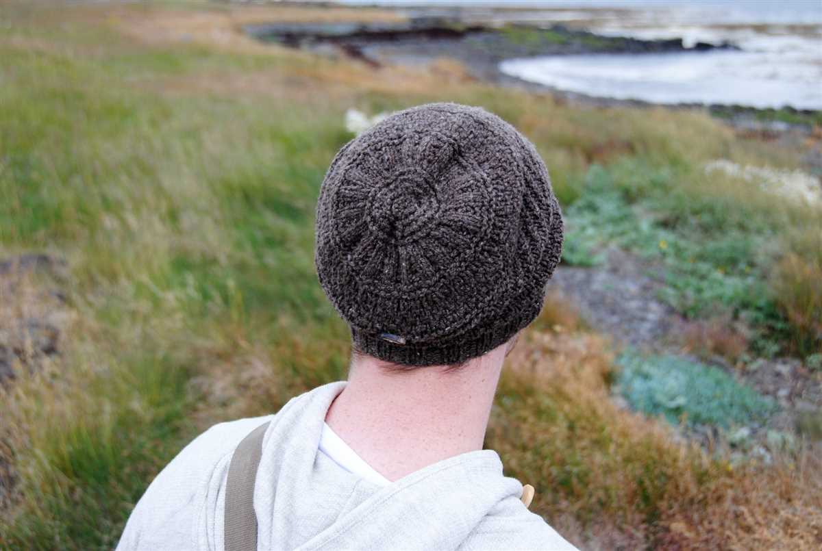 Men's knit hat pattern super bulky yarn