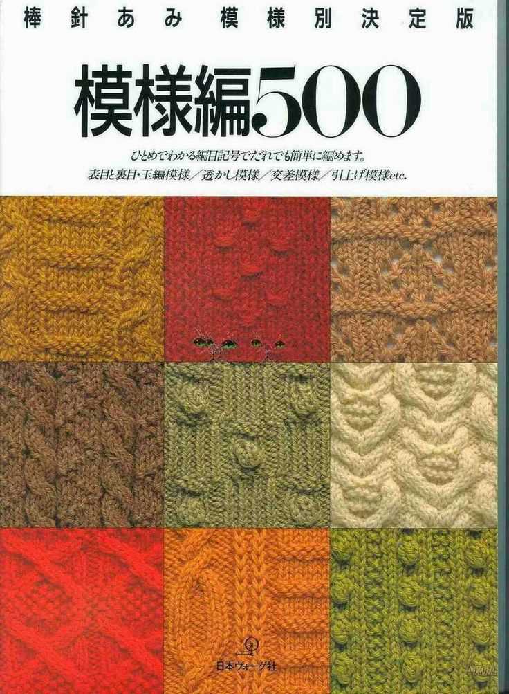 Big book of knitting stitch patterns