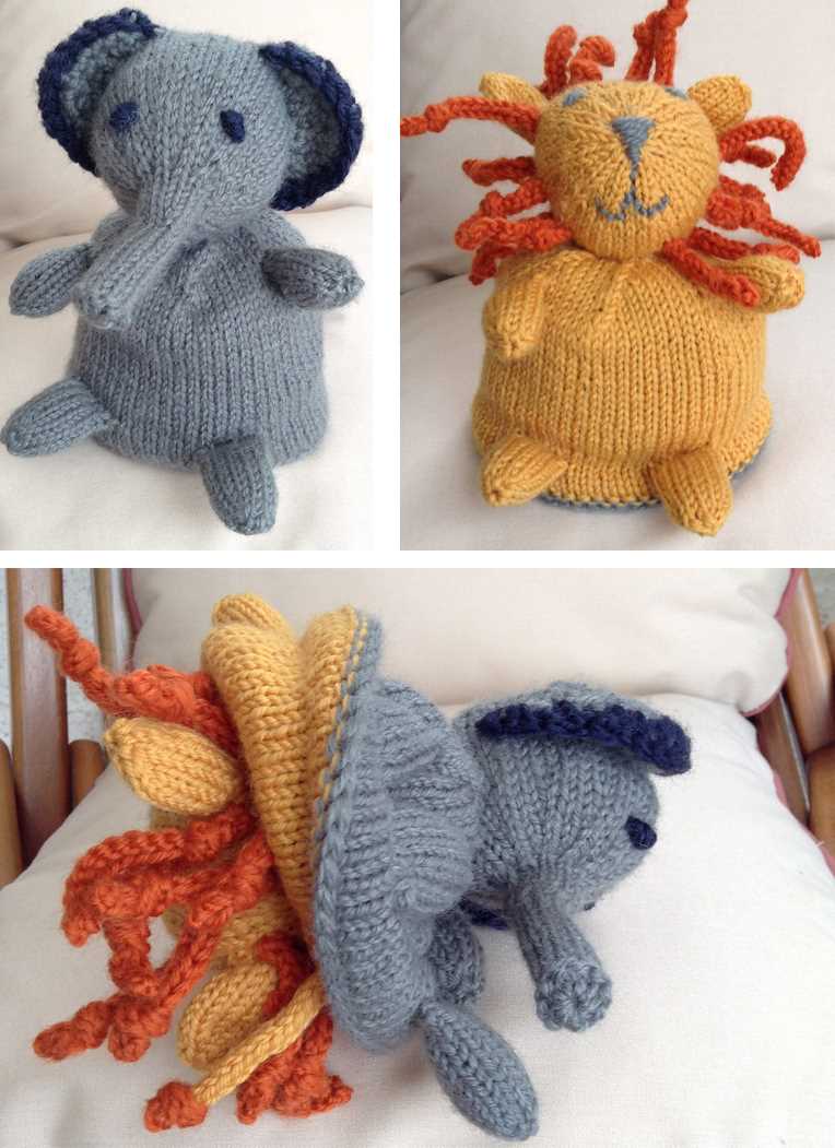 Toy elephant knitting pattern