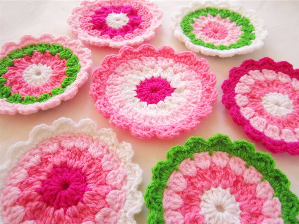 Knitted coaster patterns