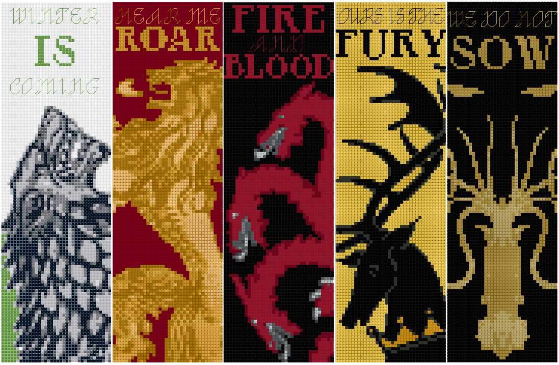 Game of thrones inspired knitting patterns