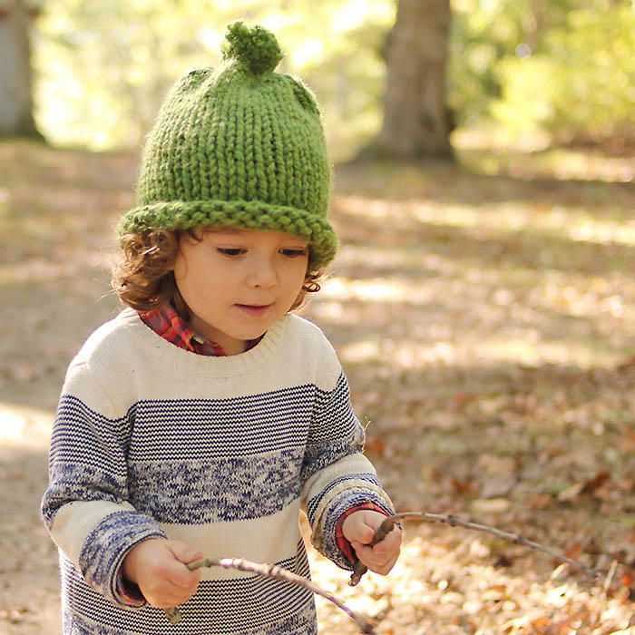 Free childs hat knitting pattern