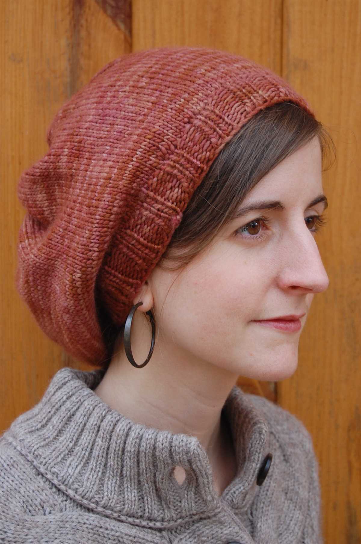 Knit slouchy beanie pattern free