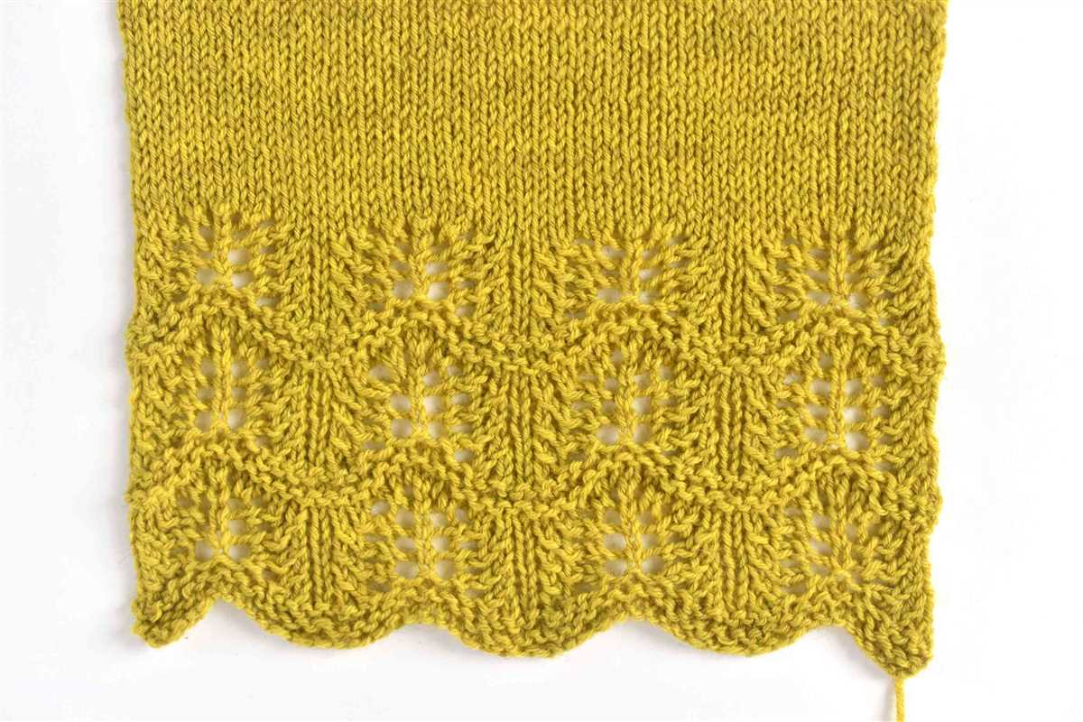 Loose knit pattern