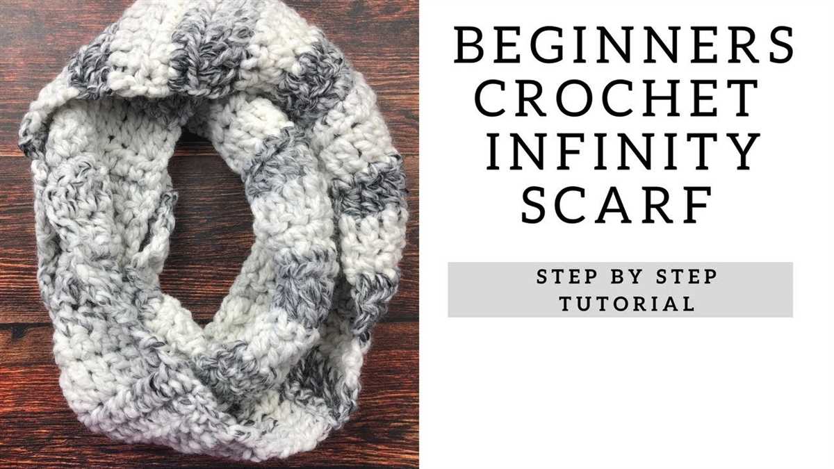 Infinity scarf knitting pattern for beginners