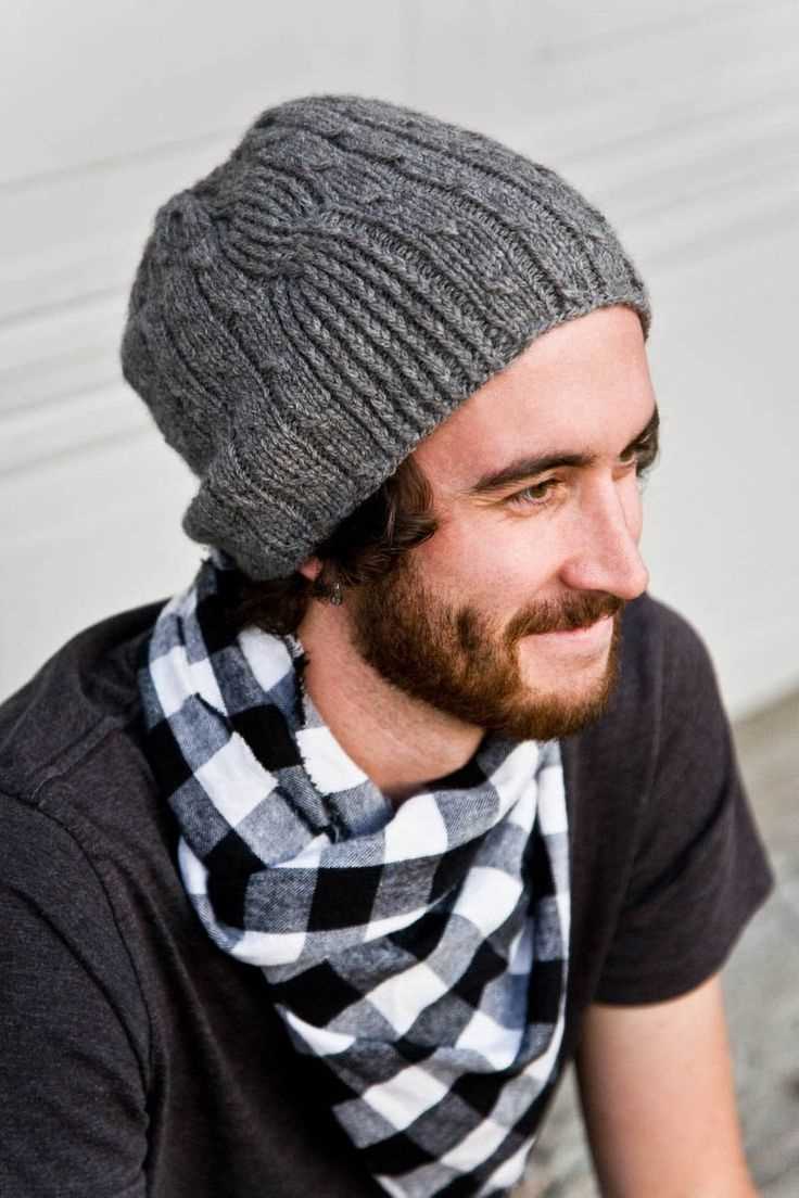 Men's hat knitting pattern