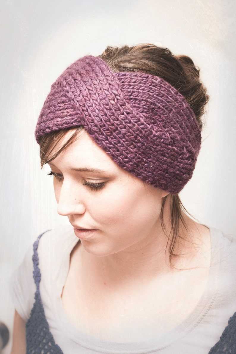 Free knit bandana pattern