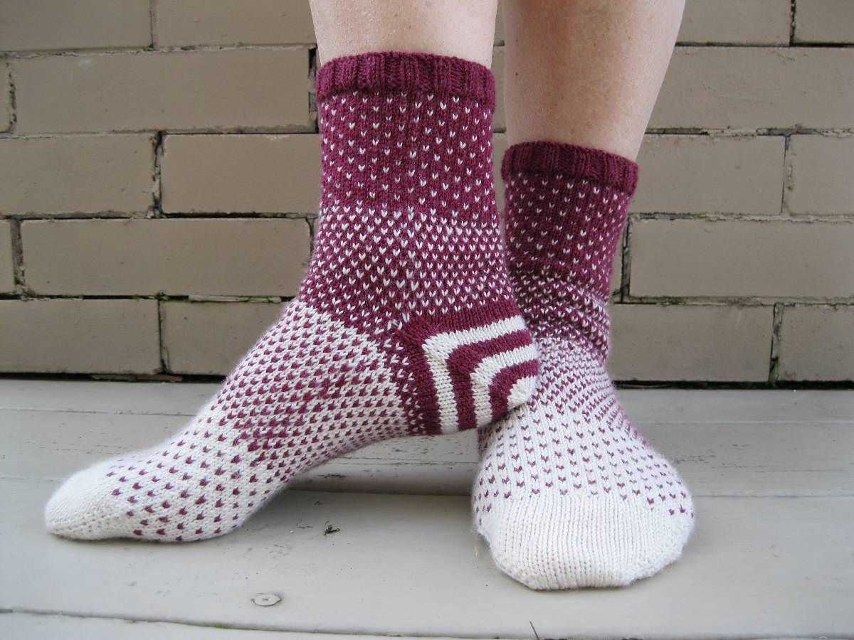 Basic sock pattern for knitting