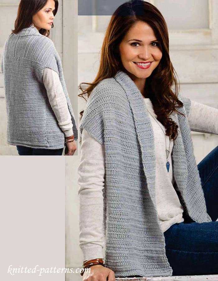 Knit vest pattern womens