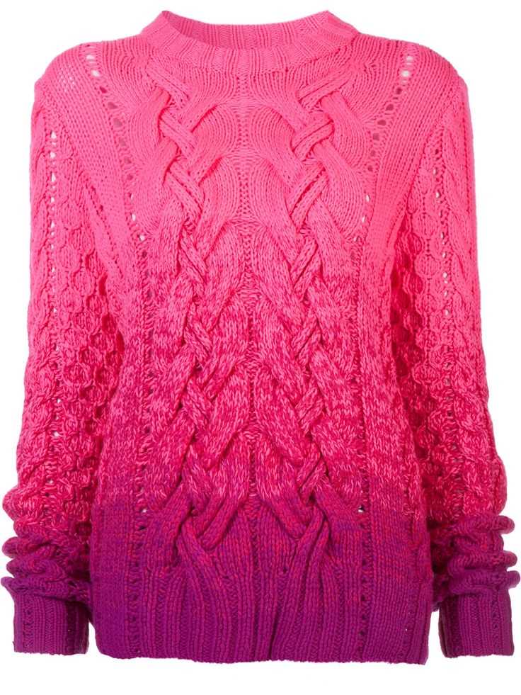 Chunky cable knit jumper pattern