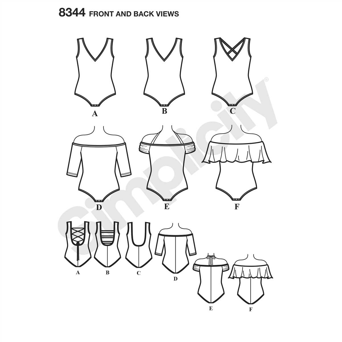 Knitted bodysuit pattern