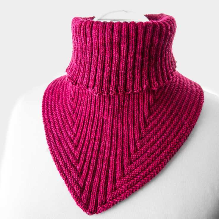 Knit cowl scarf pattern