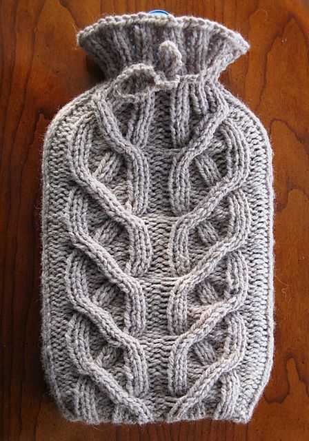 Easy hot water bottle knitting pattern